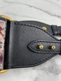 CHRISTIAN DIOR Multicolor Canvas Embroidered Studded KaleiDiorscopic Shoulder Strap