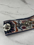 CHRISTIAN DIOR Multicolor Canvas Embroidered Studded KaleiDiorscopic Shoulder Strap