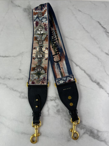 CHRISTIAN DIOR Embroidered Studded KaleiDiorscopic Shoulder Strap