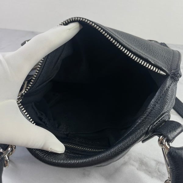 GIVENCHY Black Sugar Goatskin Small Pandora Crossbody/Shoulder Bag