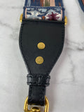 CHRISTIAN DIOR Multicolor Canvas Embroidered Studded KaleiDiorscopic Shoulder Strap