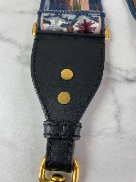 CHRISTIAN DIOR Multicolor Canvas Embroidered Studded KaleiDiorscopic Shoulder Strap
