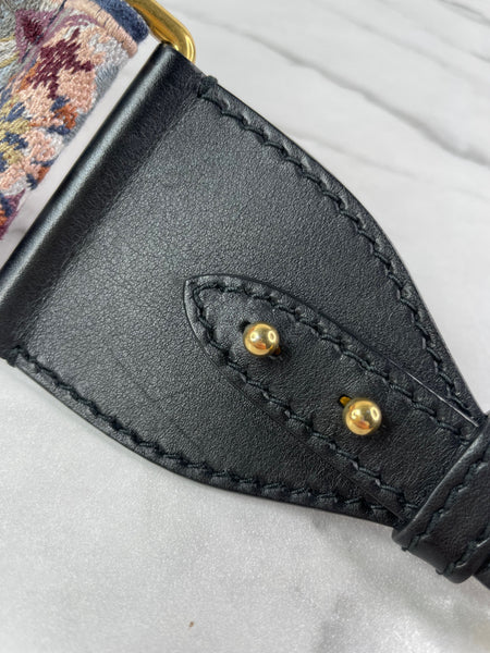 CHRISTIAN DIOR Multicolor Canvas Embroidered Studded KaleiDiorscopic Shoulder Strap