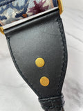 CHRISTIAN DIOR Multicolor Canvas Embroidered Studded KaleiDiorscopic Shoulder Strap