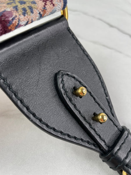 CHRISTIAN DIOR Multicolor Canvas Embroidered Studded KaleiDiorscopic Shoulder Strap