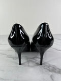 Balenciaga Black Patent Leather BB Knife Pumps Size 38