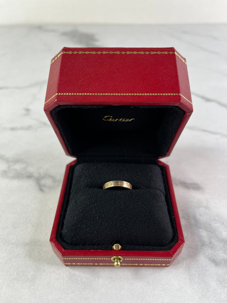 Cartier Rose Gold Small Model LOVE RING Size 49