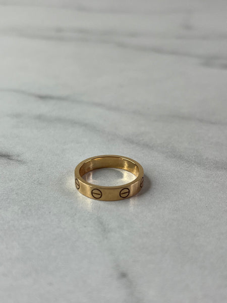Cartier Rose Gold Small Model LOVE RING Size 49