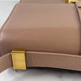 CHRISTIAN DIOR Fard (pink/beige) Shiny Crinkled Lambskin 30 Montaigne Flap Crossbody/Shoulder Bag