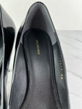 Balenciaga Black Patent Leather BB Knife Pumps Size 38