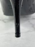 Balenciaga Black Patent Leather BB Knife Pumps Size 38