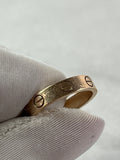 Cartier Rose Gold Small Model LOVE RING Size 49