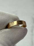 Cartier Rose Gold Small Model LOVE RING Size 49