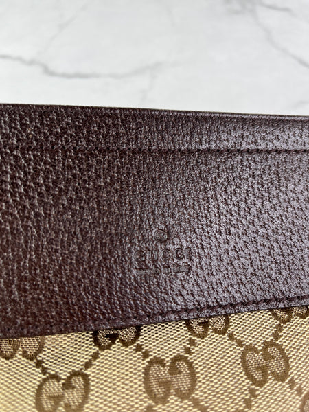 GUCCI Monogram Classic Canvas Belt Bag