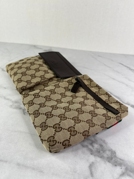 GUCCI Monogram Classic Canvas Belt Bag