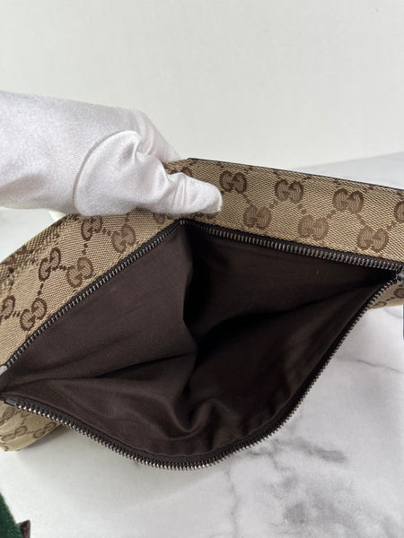 GUCCI Monogram Classic Canvas Belt Bag