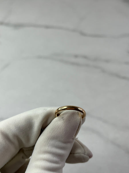 Cartier Rose Gold 1895 WEDDING BAND, 2.6 MM WIDTH, 1 DIAMOND Size 47