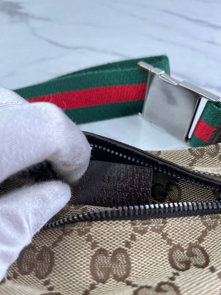 GUCCI Monogram Classic Canvas Belt Bag