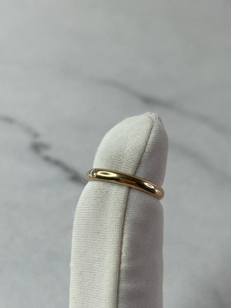 Cartier Rose Gold 1895 WEDDING BAND, 2.6 MM WIDTH, 1 DIAMOND Size 47