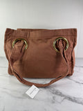 Chloé Wild Pink Medium Plage Canvas Tote Bag