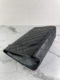 CHANEL Black Aged Calfskin Quilted 2.55 Reissue 226 Flap Bag