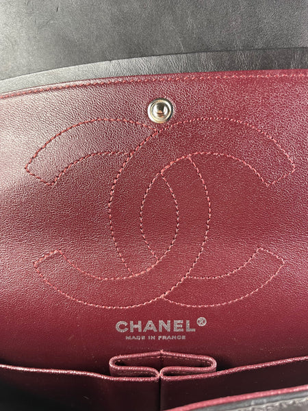 CHANEL Black Aged Calfskin Quilted 2.55 Reissue 226 Flap Bag