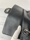 CHANEL Black Aged Calfskin Quilted 2.55 Reissue 226 Flap Bag