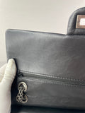 CHANEL Black Aged Calfskin Quilted 2.55 Reissue 226 Flap Bag