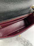 CHANEL Black Caviar Quilted Mini Rectangular Flap Bag