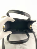 GIVENCHY Black Mini G Tote Embossed Coated Canvas Shoulder/Crossbody Bag