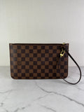 LOUIS VUITTON Damier Ebene Wristlet/Clutch