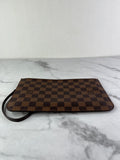 LOUIS VUITTON Damier Ebene Wristlet/Clutch