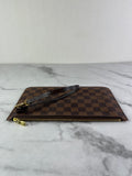 LOUIS VUITTON Damier Ebene Wristlet/Clutch