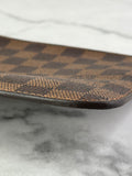LOUIS VUITTON Damier Ebene Wristlet/Clutch