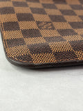 LOUIS VUITTON Damier Ebene Wristlet/Clutch