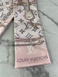 LOUIS VUITTON Silk Monogram Light Pink Confidential Bandeau