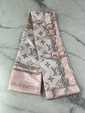 LOUIS VUITTON Silk Monogram Light Pink Confidential Bandeau