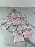 LOUIS VUITTON Silk Monogram Light Pink Confidential Bandeau