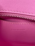 BALENCIAGA Rose Pink Cake Calfskin Tonal Hardware Mini Neo Classic City Crossbody/Shoulder Bag
