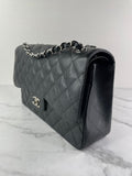 CHANEL Black Caviar Classic Jumbo Double Flap Bag