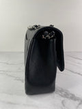 CHANEL Black Caviar Classic Jumbo Double Flap Bag