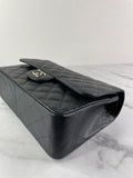 CHANEL Black Caviar Classic Jumbo Double Flap Bag