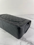 CHANEL Black Caviar Classic Jumbo Double Flap Bag