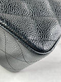 CHANEL Black Caviar Classic Jumbo Double Flap Bag