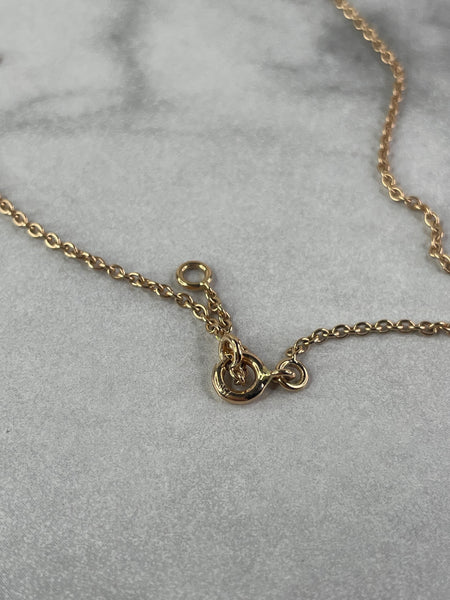 HERMES Birkin Amulettes Rose Gold Diamond Pendant Necklace