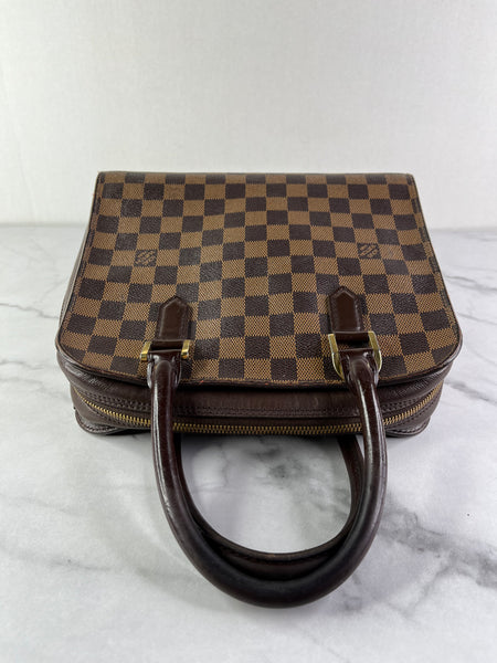 LOUIS VUITTON Damier Ebene Triana Bag