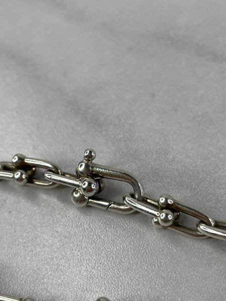 Tiffany Hardwear Sterling Silver Small Link Bracelet Size Small