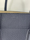 CELINE Navy Blue Leather Medium Phantom Luggage Tote Bag