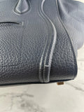 CELINE Navy Blue Leather Medium Phantom Luggage Tote Bag
