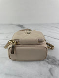 CHANEL Beige Caviar Quilted Mini CC Bucket Crossbody/Shoulder Bag